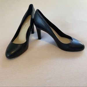 Franco Sarto Black Leather Heels 9